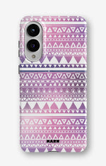 Samsung Galaxy S25 Edge Tough Case – Purple Aztec - View 1