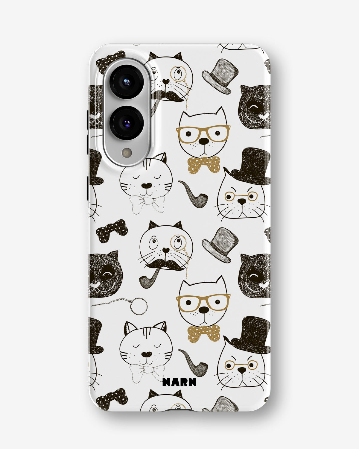 Samsung Galaxy S25 Edge Tough Case – Cartoon Cats - View 1