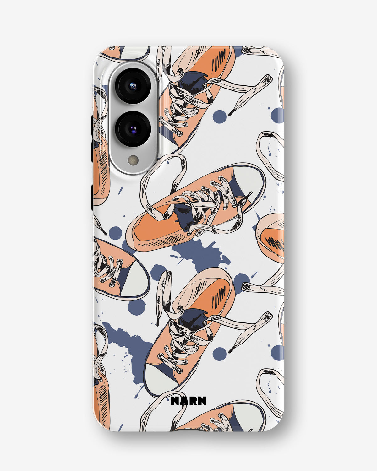 Samsung Galaxy S25 Edge Tough Case – Apricot Sneakers - View 1