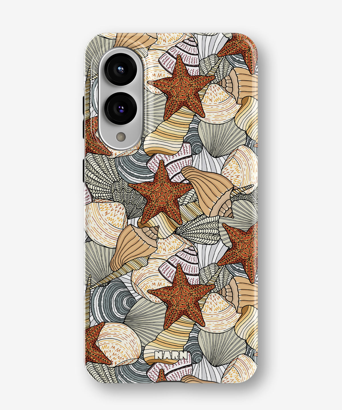 Samsung Galaxy S25 Edge Tough Case – Sea Shells - View 1