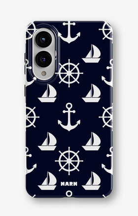 Samsung Galaxy S25 Edge Tough Case – Deep Blue Voyage - View 1