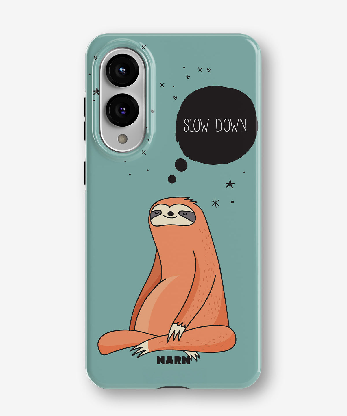 Samsung Galaxy S25 Edge Tough Case – Slow Down Sloth - View 1