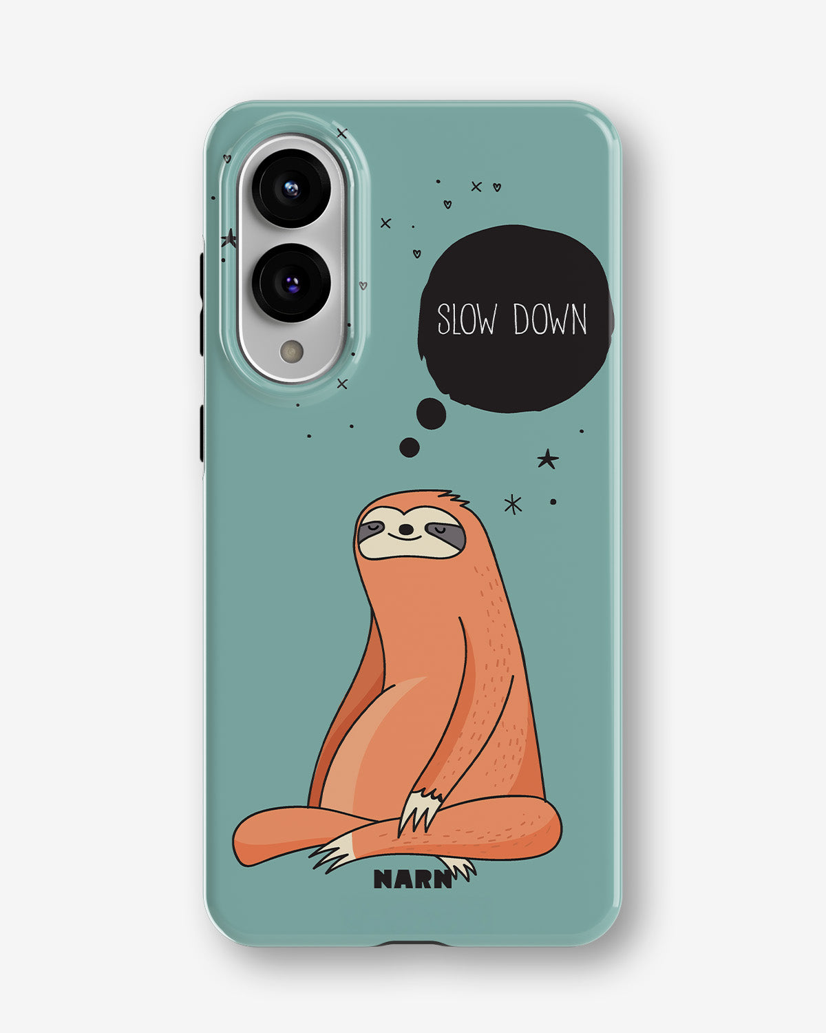 Samsung Galaxy S25 Edge Tough Case – Slow Down Sloth - View 1