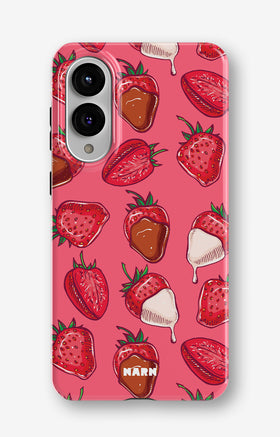 Samsung Galaxy S25 Edge Tough Case – Strawberry Chocolate - View 1