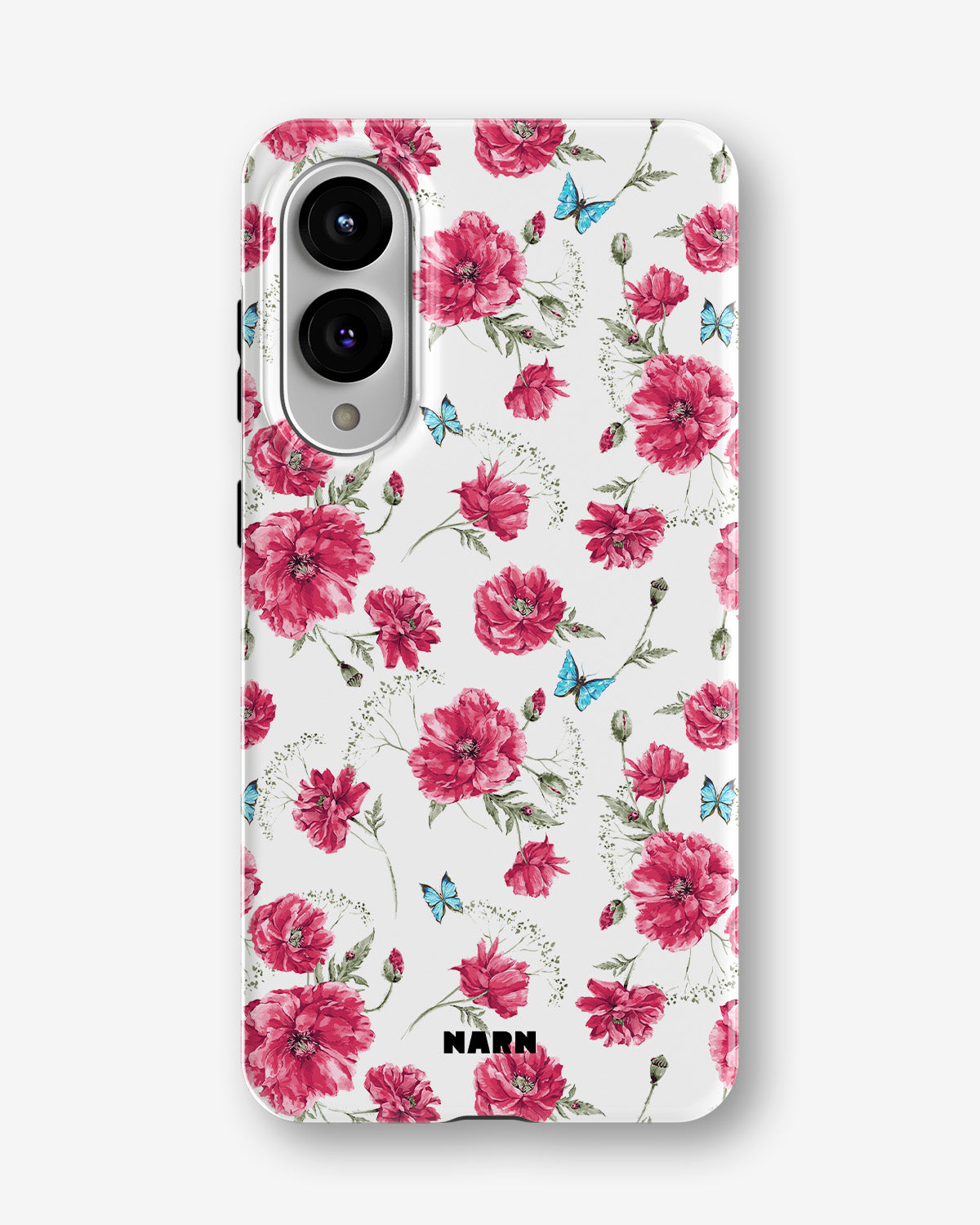 Samsung Galaxy S25 Edge Tough Case – Poppies in Bloom - View 1