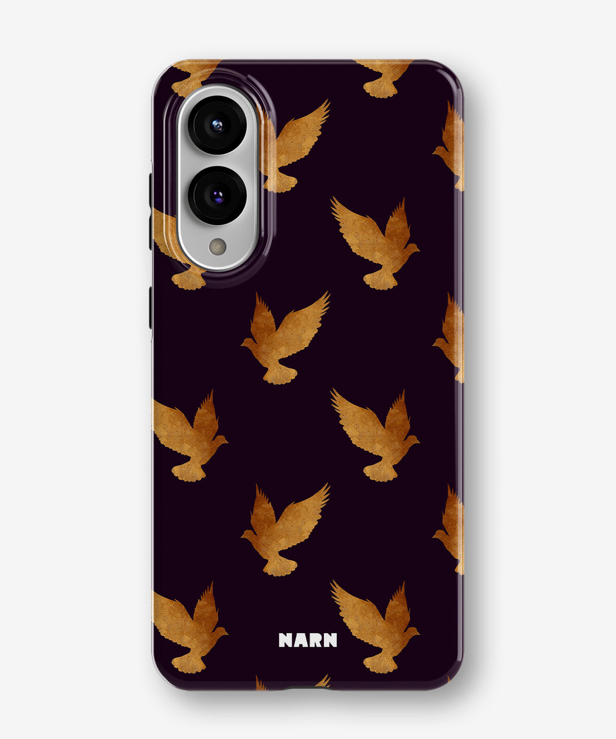 Samsung Galaxy S25 Edge Tough Case – Royal Doves - View 1