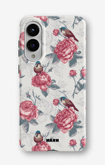 Samsung Galaxy S25 Edge Tough Case – Birds Among Roses - View 1