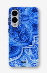 Samsung Galaxy S25 Edge Tough Case – Blue Vintage - View 1