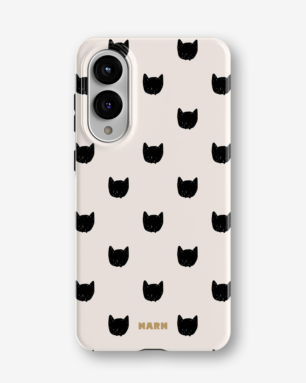 Samsung Galaxy S25 Edge Tough Case – Kitty Dots - View 1