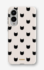 Samsung Galaxy S25 Edge Tough Case – Kitty Dots - View 1
