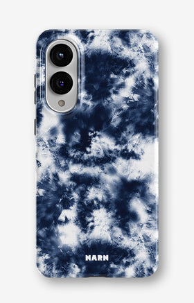 Samsung Galaxy S25 Edge Tough Case – Tie Dye Blue - View 1