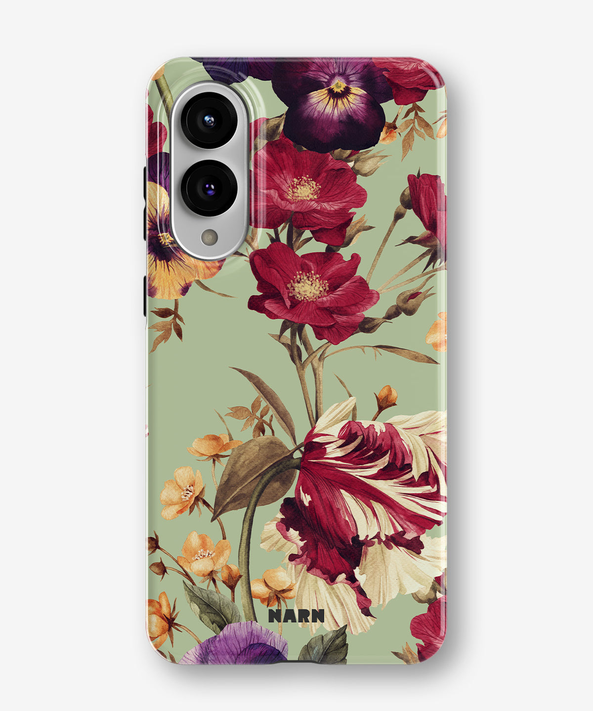 Samsung Galaxy S25 Edge Tough Case – Pansy Pansy - View 1