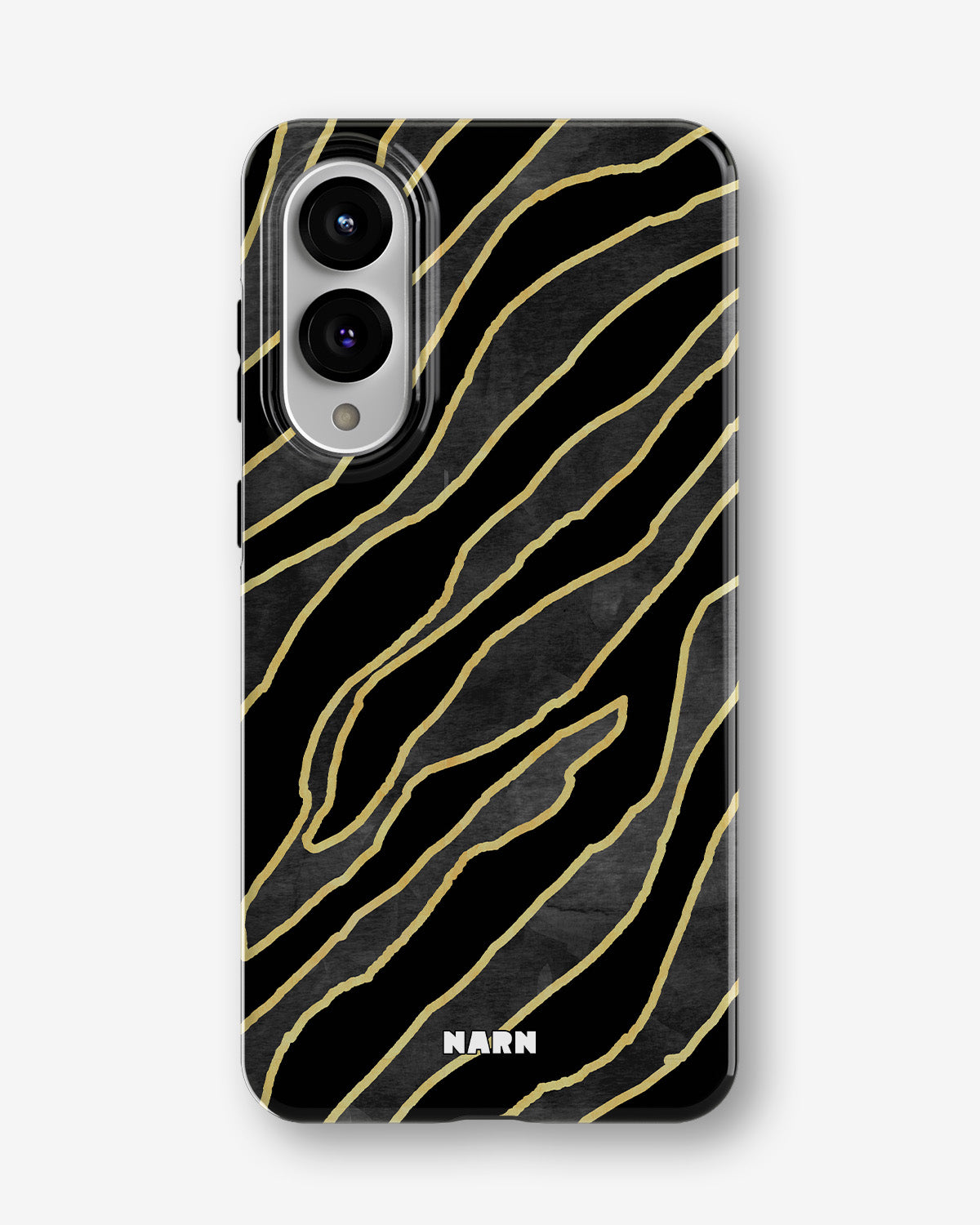 Samsung Galaxy S25 Edge Tough Case – Golden Zebra - View 1