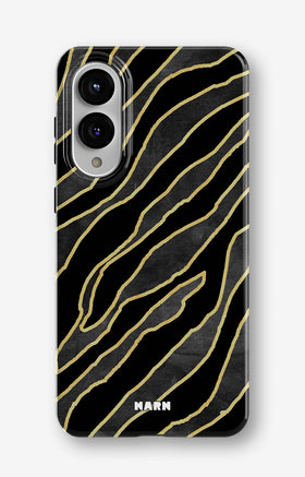 Samsung Galaxy S25 Edge Tough Case – Golden Zebra - View 1