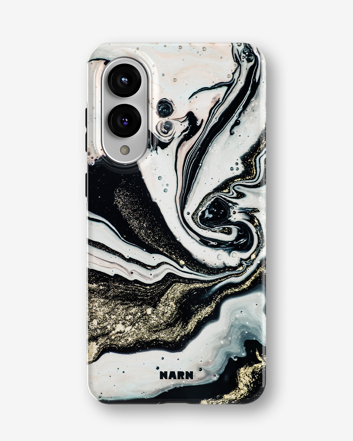 Samsung Galaxy S25 Edge Tough Case – Golden Swirl - View 1