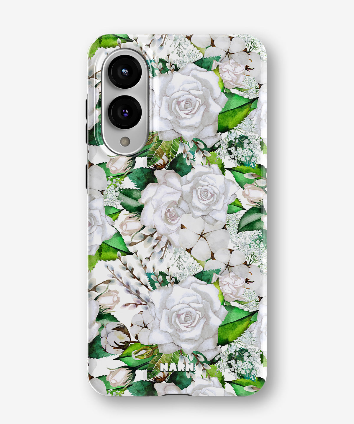 Samsung Galaxy S25 Edge Tough Case – White Bloom - View 1