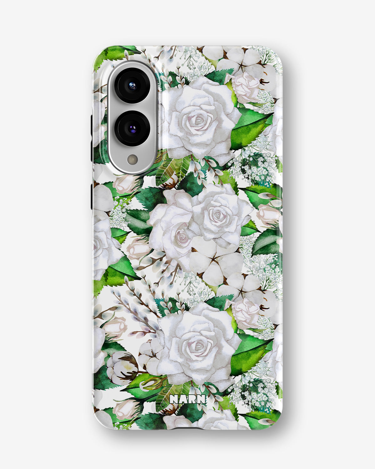Samsung Galaxy S25 Edge Tough Case – White Bloom - View 1