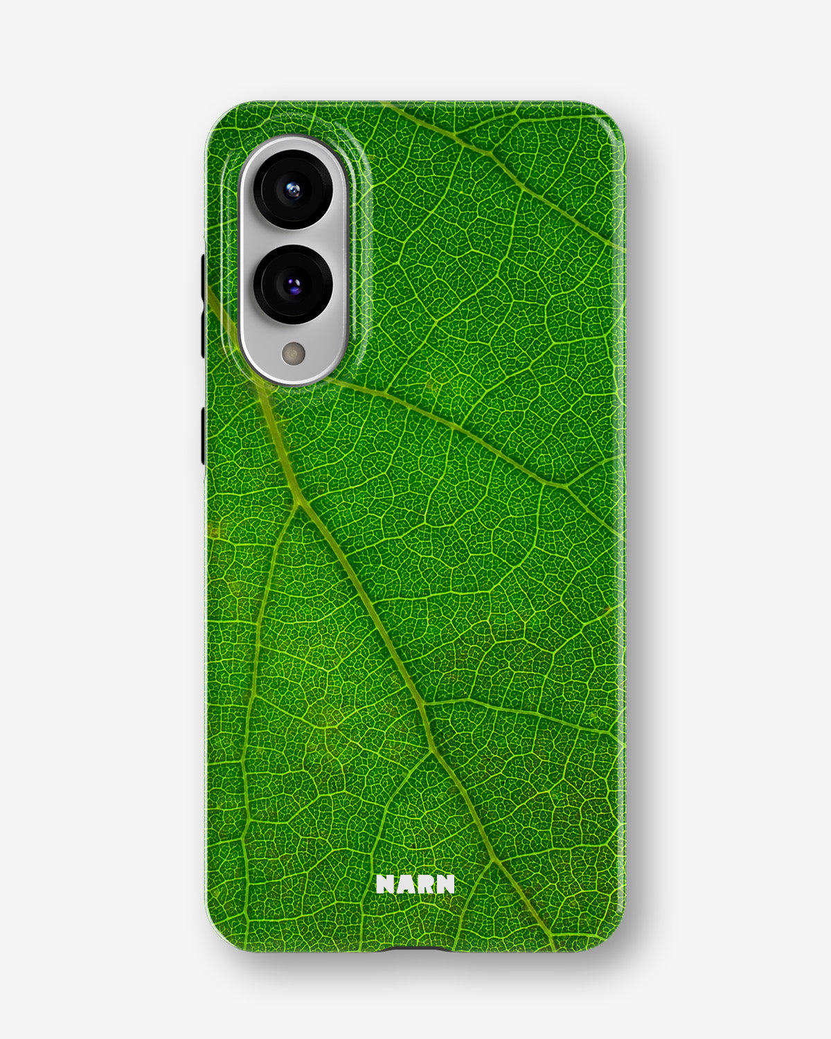 Samsung Galaxy S25 Edge Tough Case – Green Leafy - View 1
