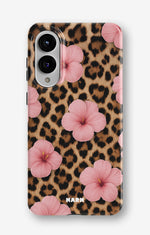 Samsung Galaxy S25 Edge Tough Case – Leopard Flower - View 1