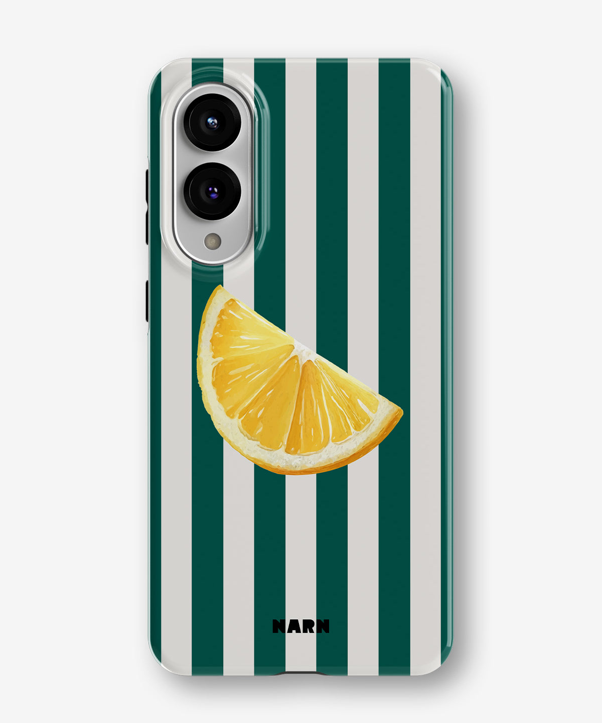 Samsung Galaxy S25 Edge Tough Case – Lemon Stripes - View 1