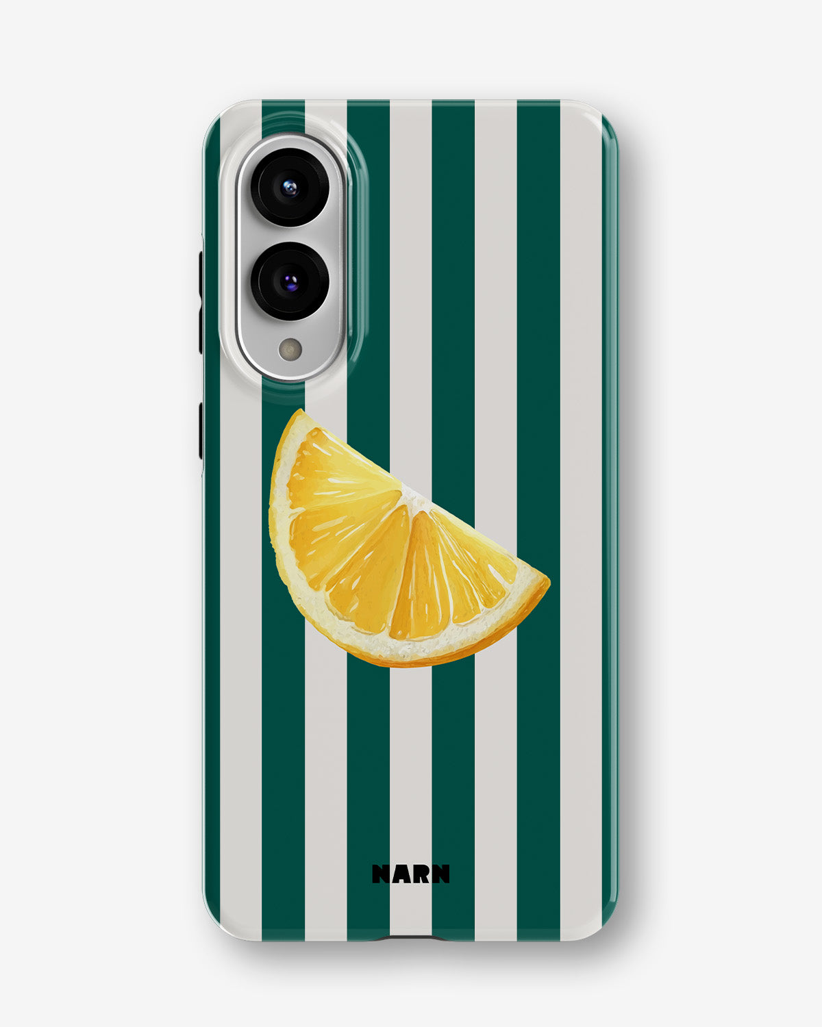 Samsung Galaxy S25 Edge Tough Case – Lemon Stripes - View 1
