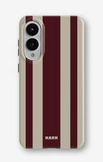 Samsung Galaxy S25 Edge Tough Case – Bordeaux Stripe - View 1