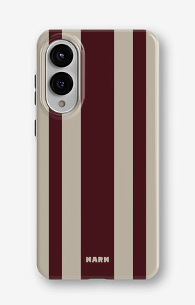 Samsung Galaxy S25 Edge Tough Case – Bordeaux Stripe - View 1
