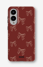 Samsung Galaxy S25 Edge Tough Case – Cherry Bows - View 1