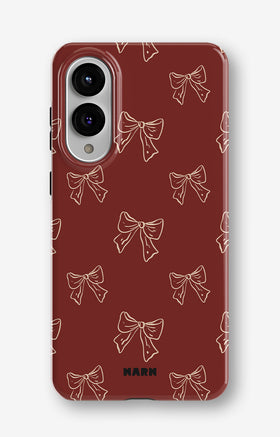 Samsung Galaxy S25 Edge Tough Case – Cherry Bows - View 1