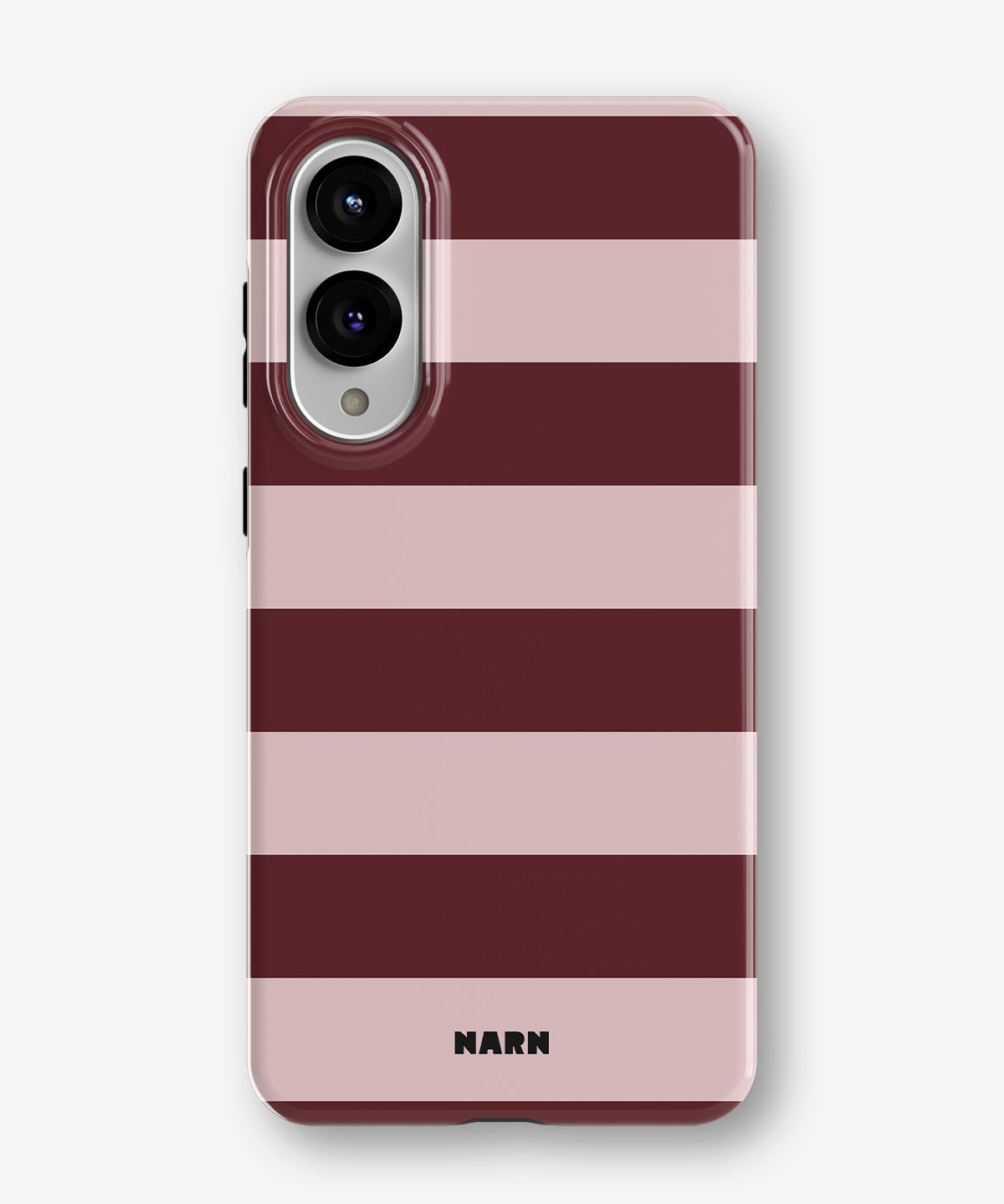 Samsung Galaxy S25 Edge Tough Case – Cranberry Stripe - View 1