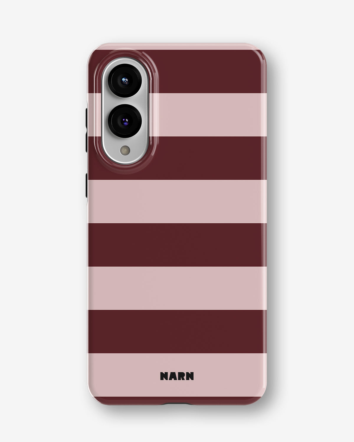 Samsung Galaxy S25 Edge Tough Case – Cranberry Stripe - View 1