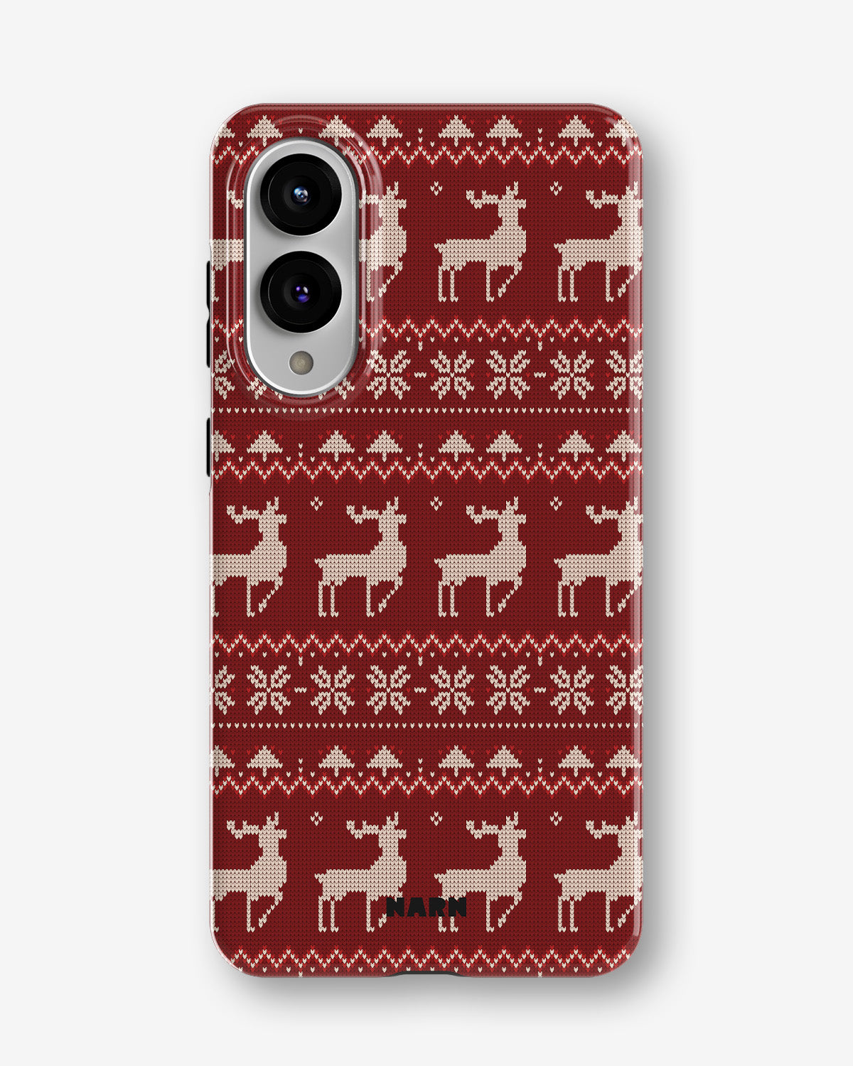 Samsung Galaxy S25 Edge Tough Case – Reindeer Knit - View 1