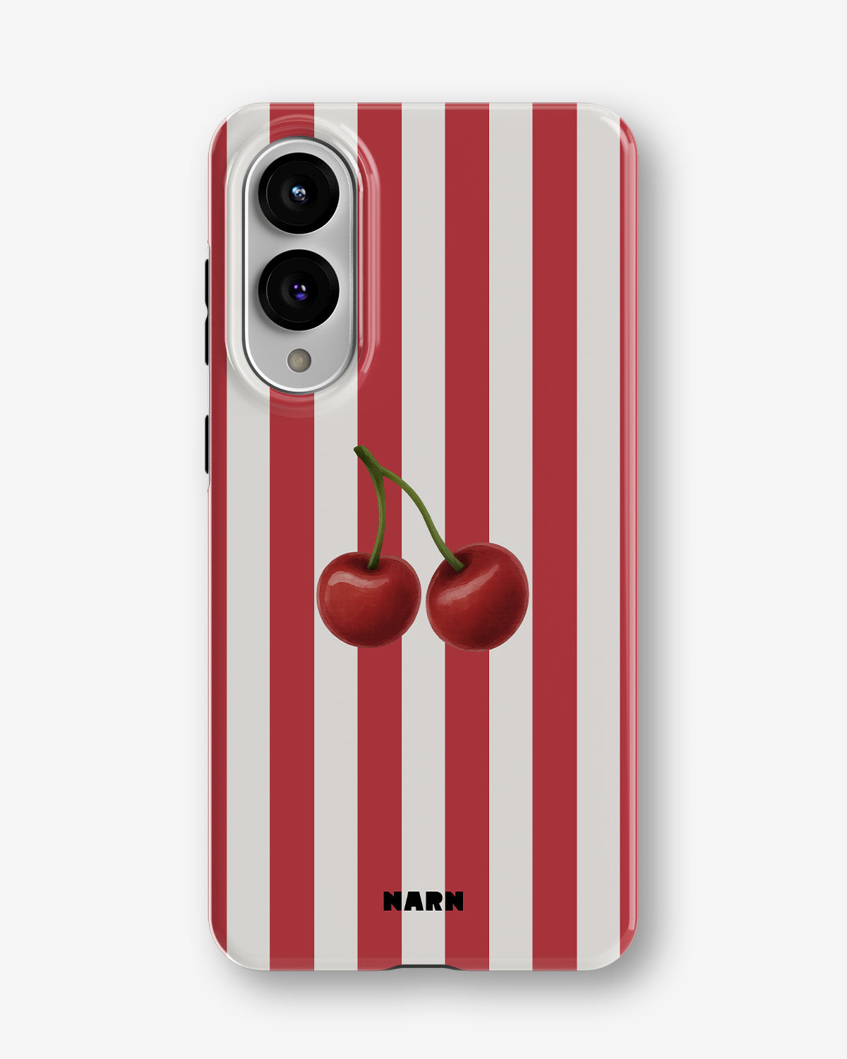Samsung Galaxy S25 Edge Tough Case – Cherry Stripes - View 1