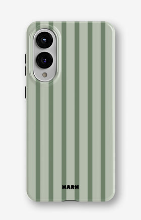 Samsung Galaxy S25 Edge Tough Case – Sage Stripes - View 1