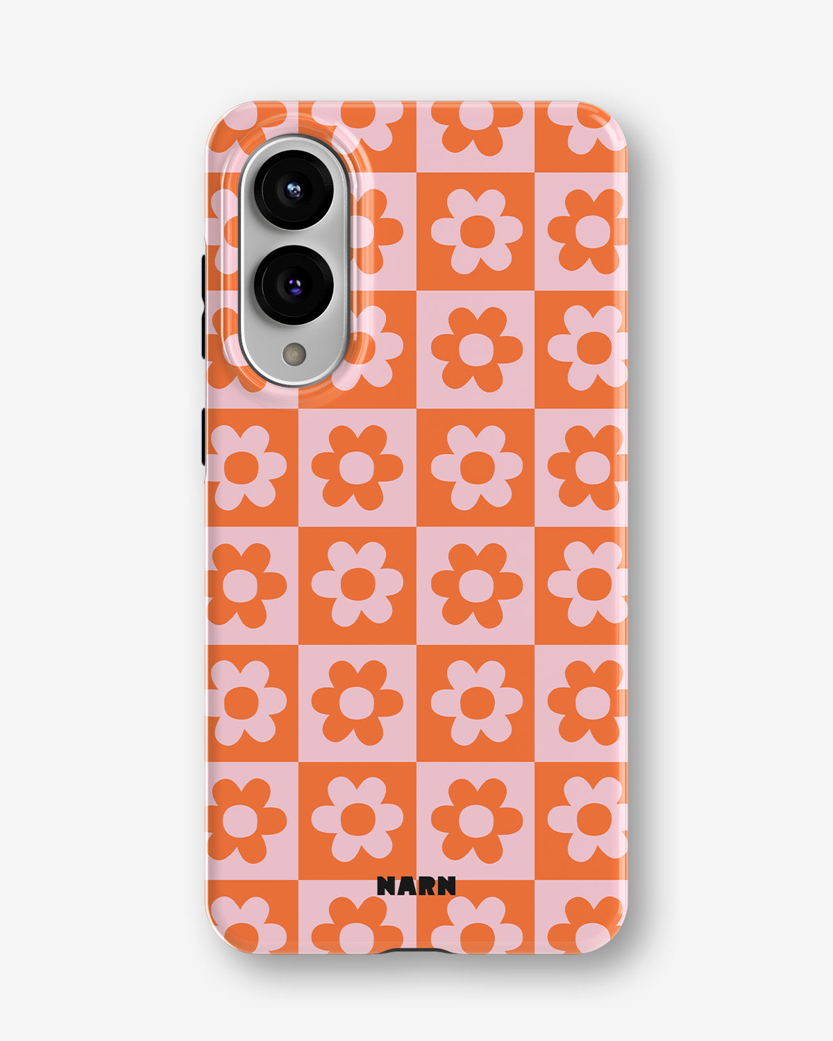 Samsung Galaxy S25 Edge Tough Case – Peach Petals - View 1