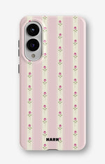 Samsung Galaxy S25 Edge Tough Case – Rose Lines - View 1