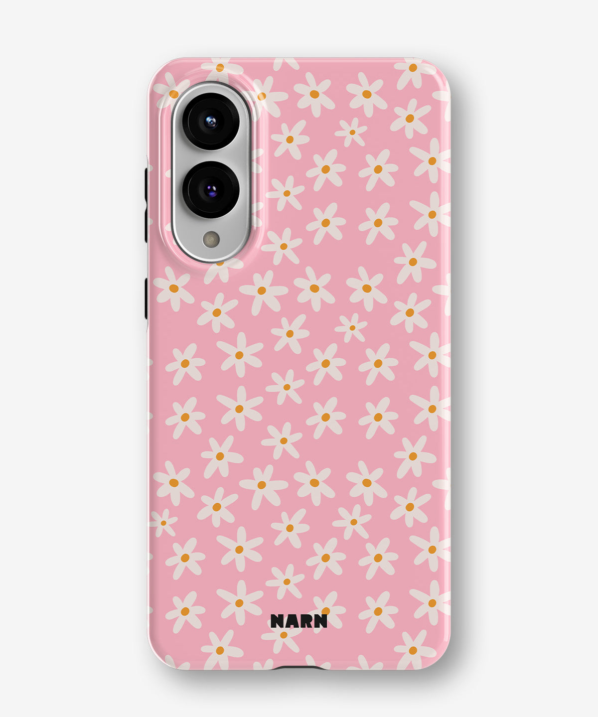 Samsung Galaxy S25 Edge Tough Case – Pink Daisy - View 1