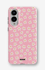 Samsung Galaxy S25 Edge Tough Case – Pink Daisy - View 1