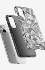 Samsung Galaxy S25 Edge Tough Case – Grey Crystals - View 2