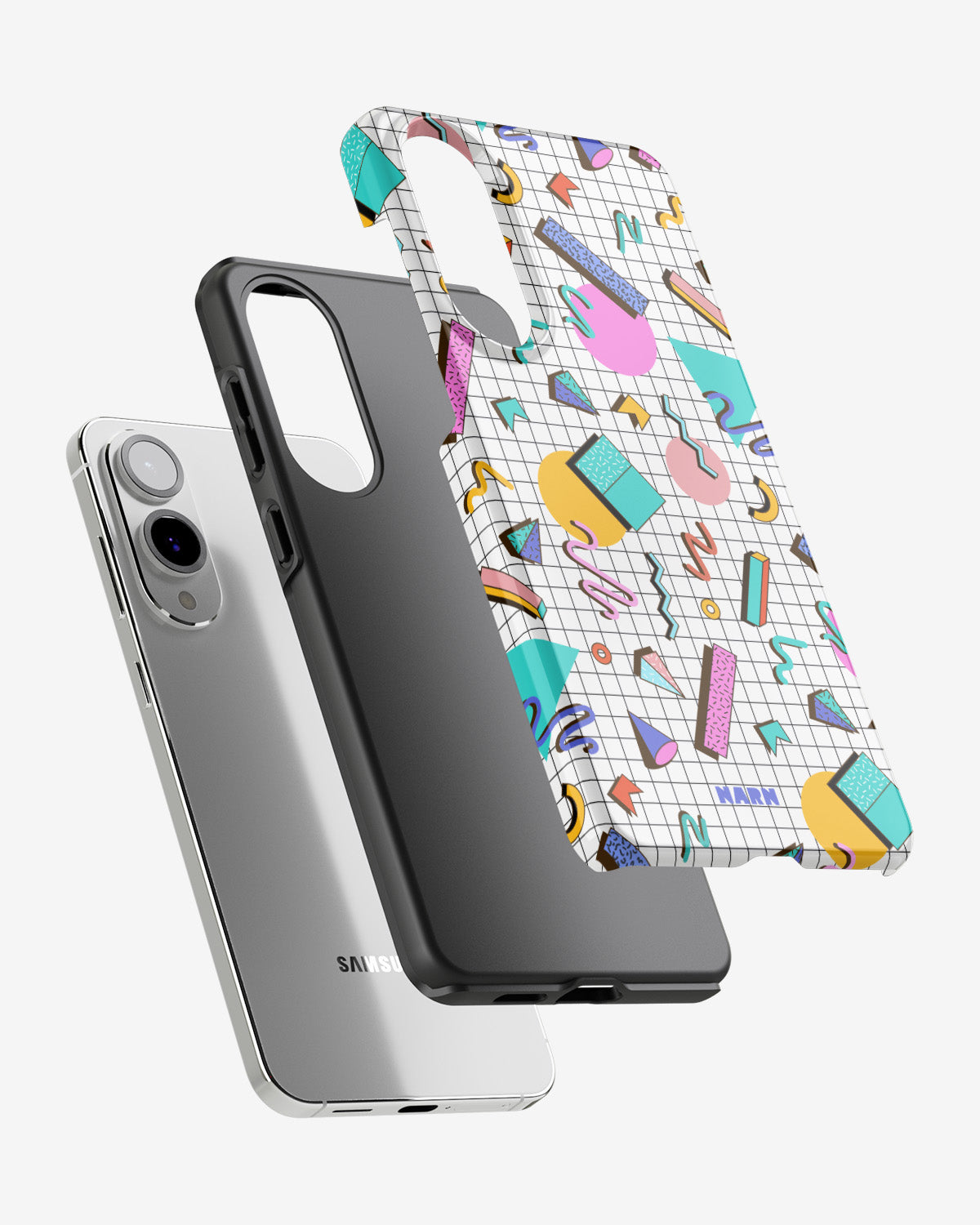 Samsung Galaxy S25 Edge Tough Case – 80s Memphis - View 2