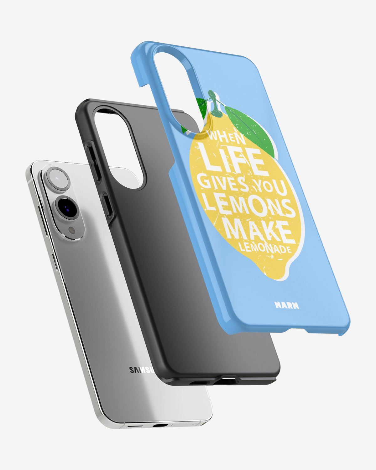 Samsung Galaxy S25 Edge Tough Case – Lemon Quote - View 2