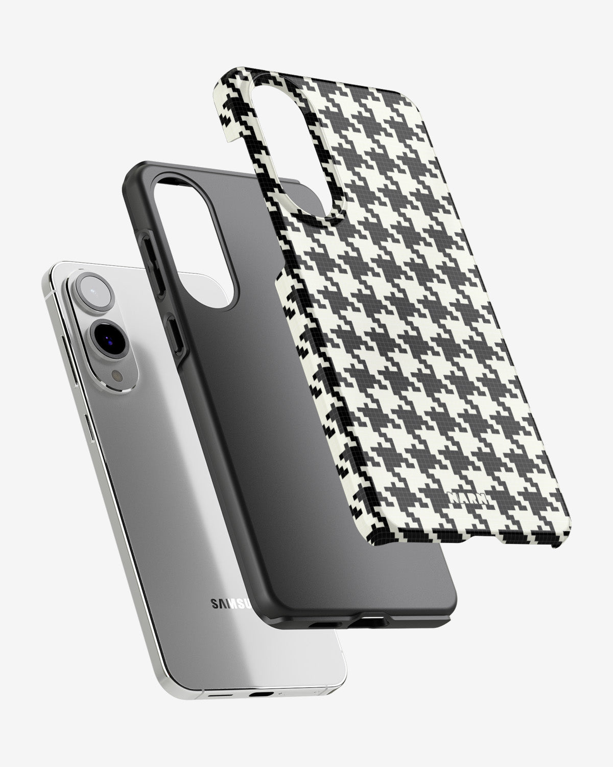 Samsung Galaxy S25 Edge Tough Case – Houndstooth - View 2