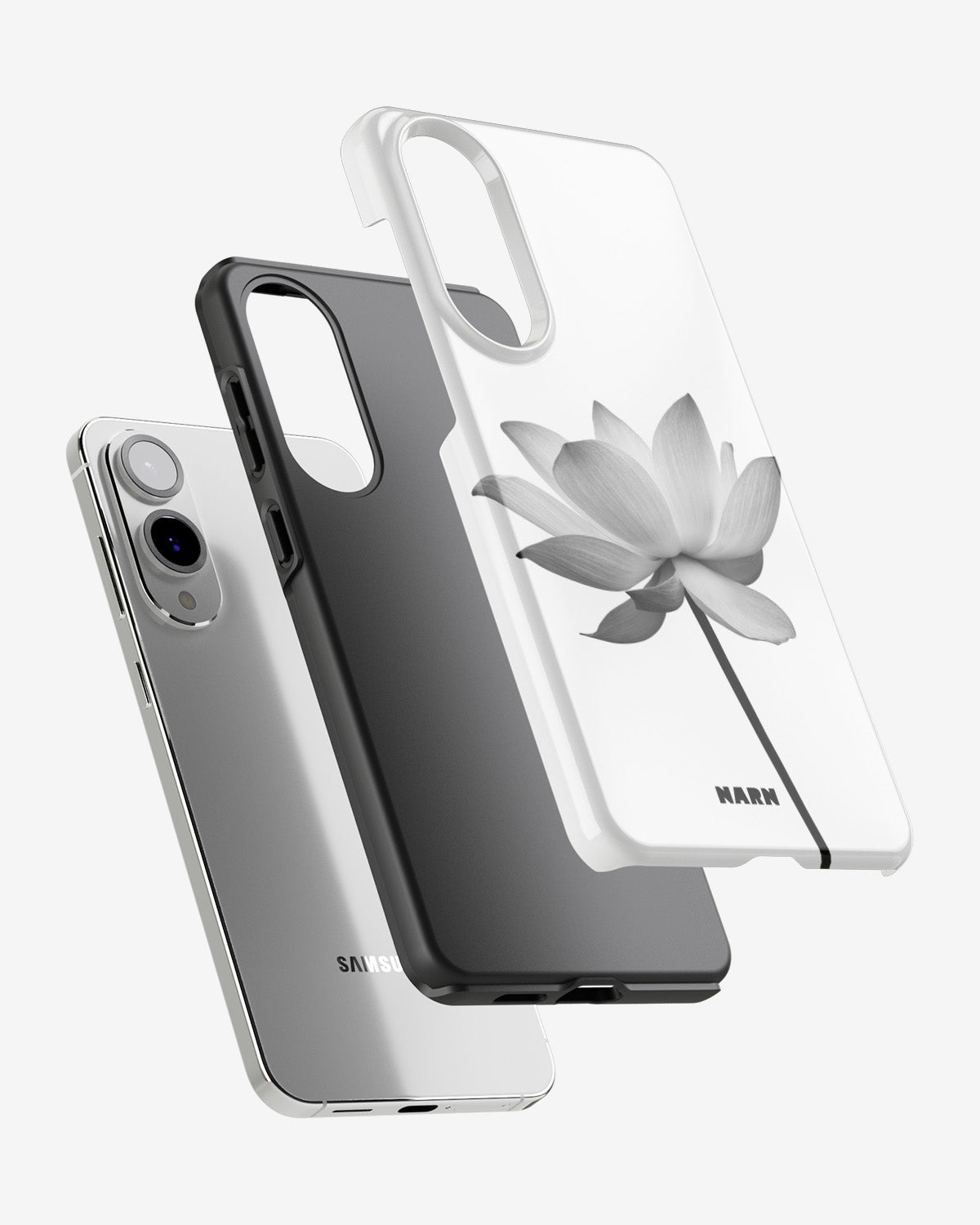 Samsung Galaxy S25 Edge Tough Case – Lotus - View 2