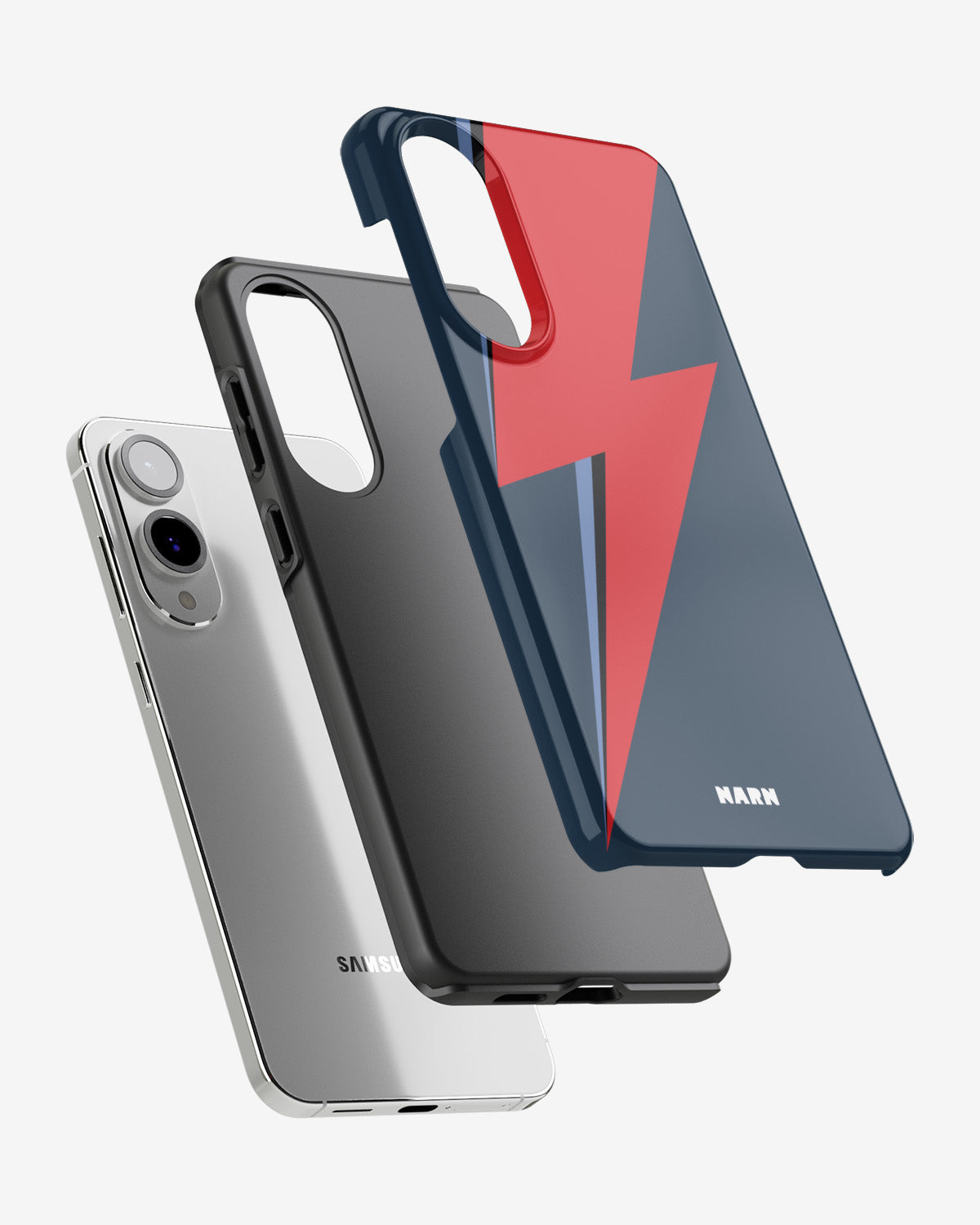 Samsung Galaxy S25 Edge Tough Case – Blue Bowie - View 2