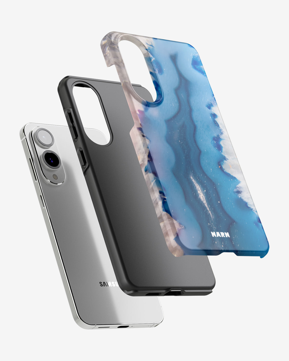 Samsung Galaxy S25 Edge Tough Case – Blue Agate - View 2
