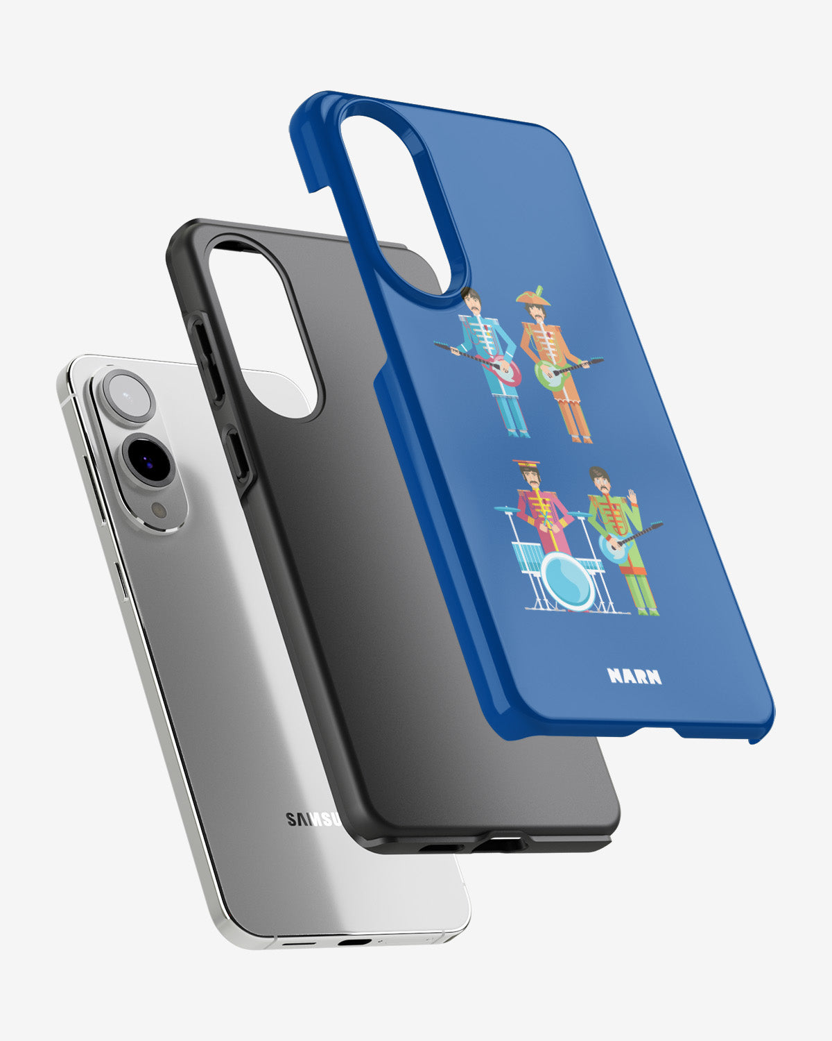 Samsung Galaxy S25 Edge Tough Case – Beatles Blue - View 2