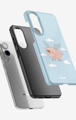 Samsung Galaxy S25 Edge Tough Case – Dreamy Pig - View 2