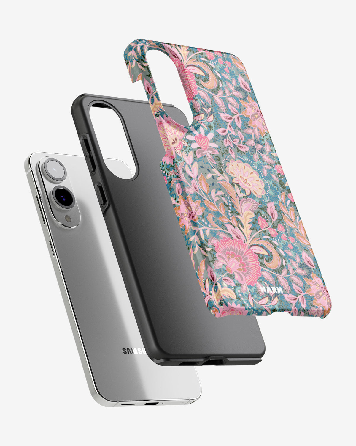 Samsung Galaxy S25 Edge Tough Case – Fantasy Flowers - View 2