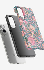 Samsung Galaxy S25 Edge Tough Case – Fantasy Flowers - View 2