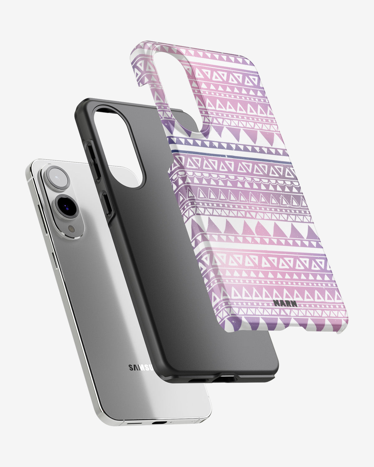 Samsung Galaxy S25 Edge Tough Case – Purple Aztec - View 2
